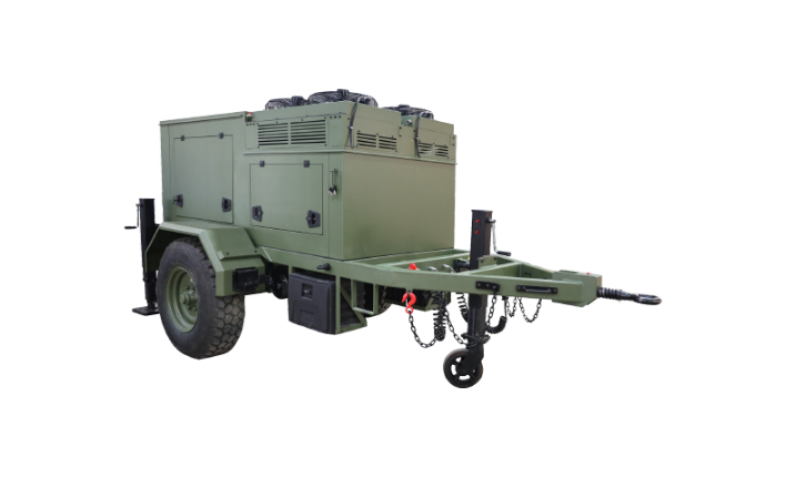 Military Generator 21 KVA – B21P is a trailer mounted essential source in converting mechanical energy into electrical energy, ensuring a consistent power source for armed forces and law enforcement personnel during combat. Nero Industry specializes in manufacturing military generators that adhere to the stringent efficiency requirements established by NATO.