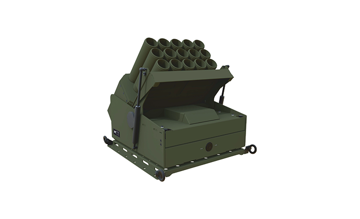 The 38 MM Multiple Smoke Grenade Launcher System is an advanced, non-lethal passive protection system specifically created for defense applications, law enforcement, and riot control purposes. This state-of-the-art equipment is designed to effectively handle crowd situations, riots, and tactical operations due to its capacity to launch multiple grenades and its rapid firing capability.