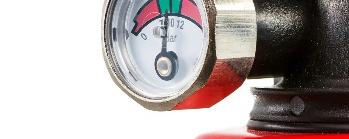 Manometer of a Fire Extinguisher