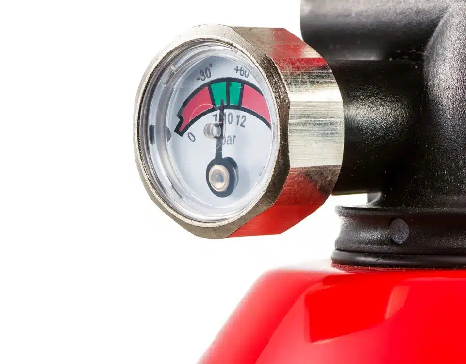 Manometer of a Fire Extinguisher