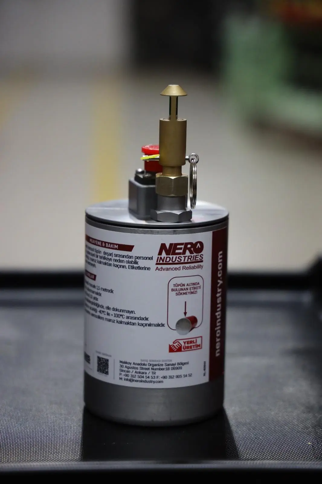 Aerosol fire extinguisher production image 1