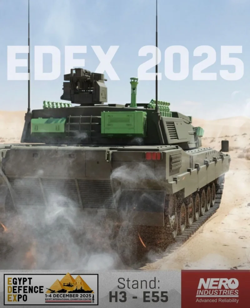 NERO Endüstri, EDEX 2025 – Mısır Savunma Fuarı’na Katılım Sağlayacak