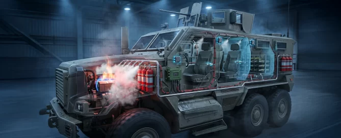 Askeri Yangın Söndürme Sistemi